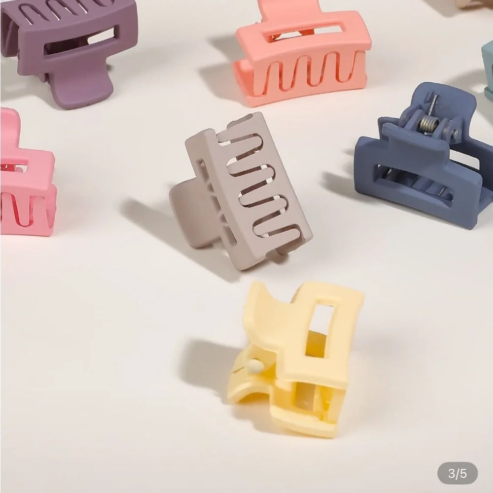 Colorful Mini Kids Hair Clips Set (10 pieces)